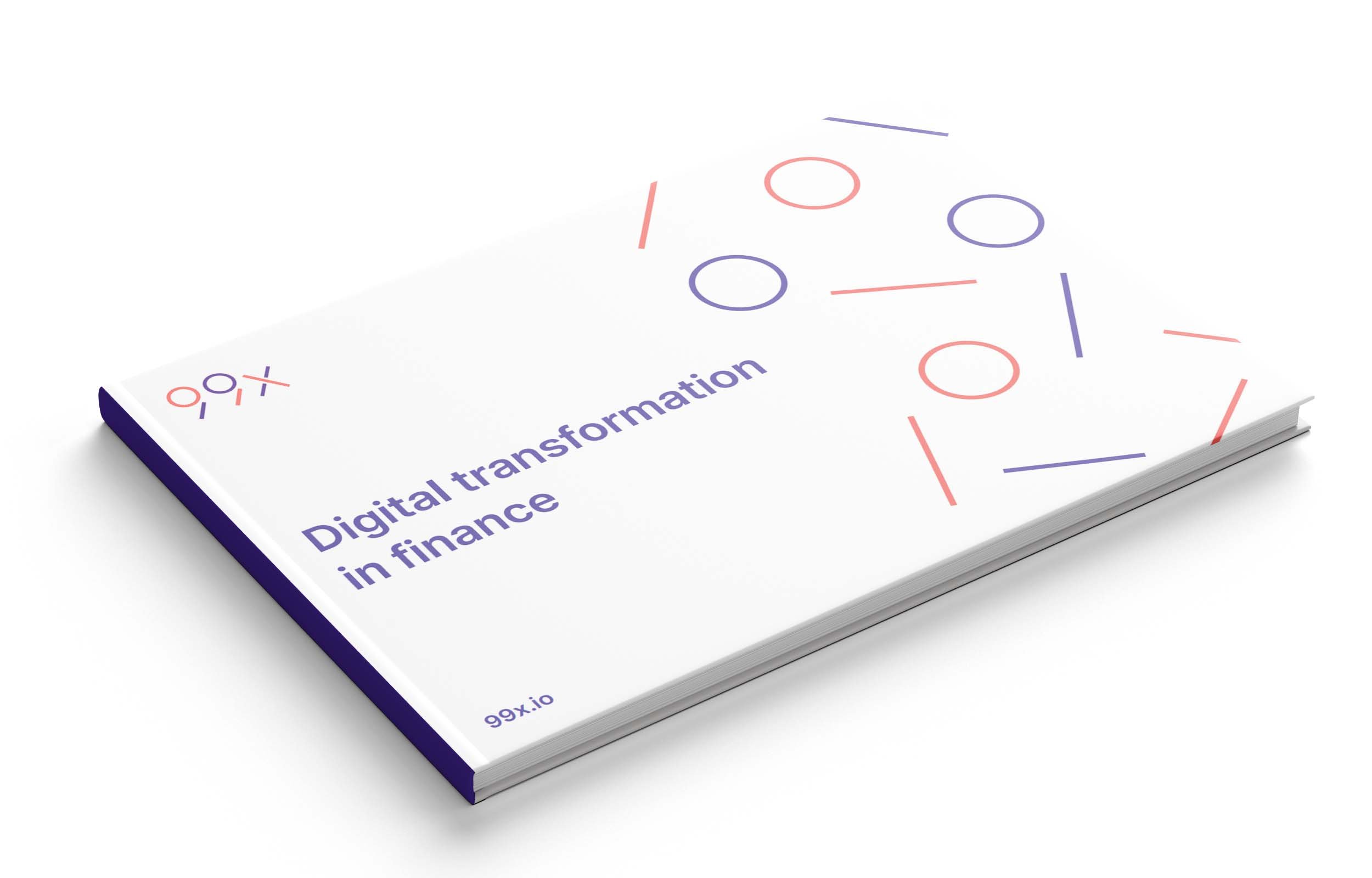 Digital transformation in finance - mockup